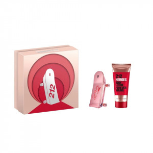 Set Cadou Carolina Herrera 212 Heroes Woman, Apa de Parfum