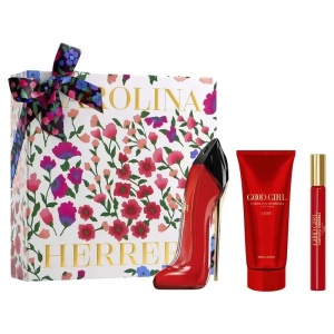 Set cadou Carolina Herrera Very Good Girl, Apa de Parfum, 80 ml + 10 ml si Lotiune de corp, 100 ml