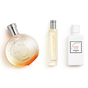 Set Cadou Hermes EAU des Merveilles, Femei, Apa de Toaleta, 50 ml + Lotiune de corp, 40 ml + Apa de Toaleta, 7,5 ml