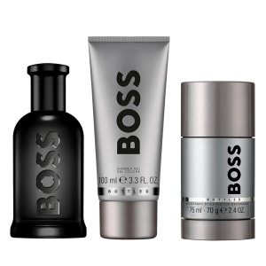 Set cadou Hugo Boss, Boss Bottled, Barbati, Parfum 100 ml + Gel de dus 100 ml + Deodorant stick, 75 ml