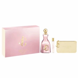 Set cadou Jimmy Choo I Want Choo With Love Apa de Parfum, Femei, 100 ml + 7,5 ml + Pouch