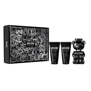 Set cadou Moschino Toy Boy Apa de Parfum, 50 ml + Gel de dus, 50 ml + After Shave Balsam 50 ml