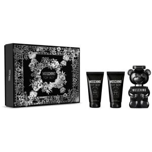 Set cadou Moschino Toy Boy Apa de Parfum, 50 ml + Gel de dus, 50 ml + After Shave Balsam 50 ml