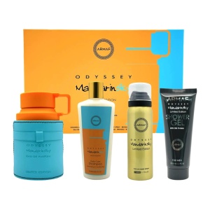 Set cadou Odyssey Mandarin Sky Apa de Parfum 100ml + Apa de Parfum 10ml + Gel de dus, 100ml + Deo Spray 200ml