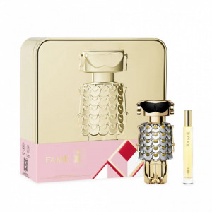 Set Cadou Paco Rabanne Fame, 50 ml Apa de Parfum + 10 ml Apa de Parfum