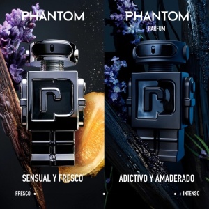 Set cadou Paco Rabanne Phantom, Parfum, Barbati, 50 ml + Gel de dus, 100 ml - Img 3