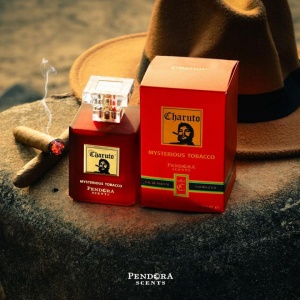 Set cadou Paris Corner Pendora Scents, Charuto Mysterious Tobacco, Apa de Parfum, Unisex, 100 ml + esarfa satinata - Img 2