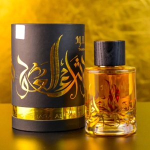Set cadou Cressida cu Apa de Parfum Ard al Zaafaran Thara al Oud, Unisex 100ml si esarfa