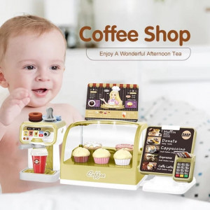 Set Coffe Shop cu accesorii, sunete si luminiSet Coffe Shop cu accesorii, sunete si lumini
