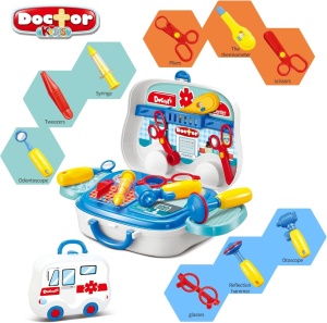 Set de doctor pentru copii - Valiza medicala portabila cu accesorii