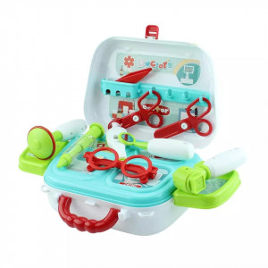 Set de joaca tip ghiozdan, Little Doctor, 15 accesorii - Img 5