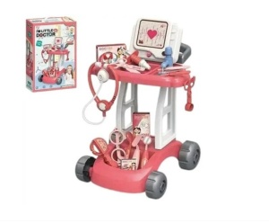 Set doctor pentru copii LITTLE DOCTOR cu efecte sonore si luminoase, 43x 31x 37cm