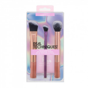 Set pensule machiaj si hartie absorbanta Real Techniques Summer Haze, 4buc