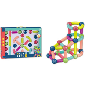 Set pentru construit Magnet Stick 46 piese