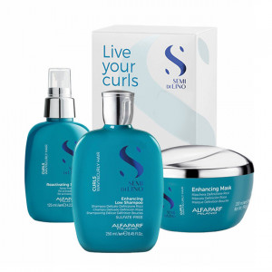 Set pentru par ondulat Alfaparf Milano Curls Sampon 250 ml + Masca 200 ml + Spray 125 ml - Img 3