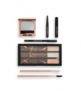 Set pentru sprancene Makeup Revolution Brow Shaping Kit - Img 2