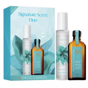 Set Ulei Tratament Original pentru toate tipurile de par, 100 ml + Parfum pentru par si corp Brumes du Maroc, 100 ml, Moroccanoil