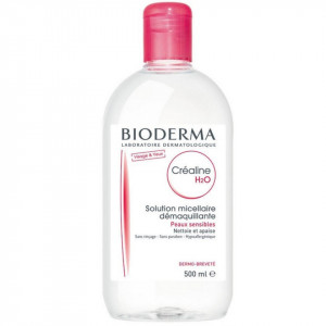 Solutie micelara pentru ten sensibil, Bioderma, Crealine H2O, 500 ml