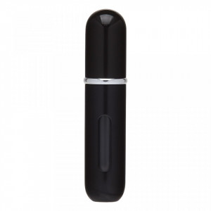 Sticluta reincarcabila cu atomizer Travel Classic 5 ml negru