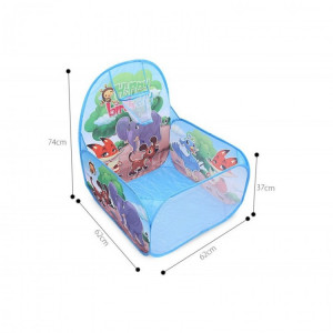 Tarc de joaca pliabil cu 60 de bile multicolore incluse - Img 2