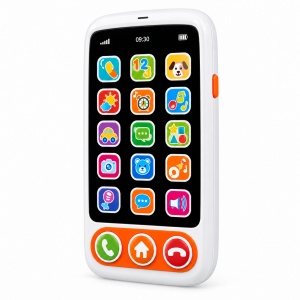 Telefon interactiv pentru copii Phone Touch, lumini si sunete, 5 moduri de joaca, 18 luni+ - Img 4