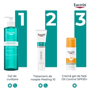 Tratament exfoliant cu acid salicilic pentru noapte Dermo Pure, Eucerin, 40 ml