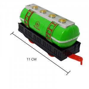Trenuletul electric Express, cu sunete si lumini, 11 piese