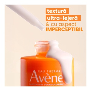 Ultra Serum cu efect de luminozitate si protectie solara SPF 50+, 30 ml, Avene