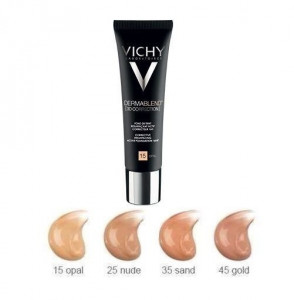 Vichy DermaBlend 3D Correction Fond de ten corector cu actiune de nivelare 16h SPF25