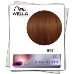 Vopsea de par permanenta Wella Professionals Illumina Color 6/37