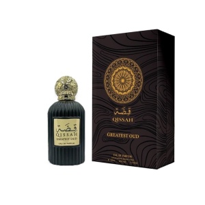 Apa de parfum arabesc, QISSAH GREATEST OUD, Barbati, 100 ml