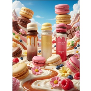 Arabiyat Sugar Vanilla Cream Macaron, Apa de Parfum, Unisex