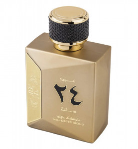 Ard al Zaafaran Oud 24 Hours Majestic Gold Apa de Parfum, Unisex, 100ml - Img 3