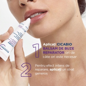 Balsam de buze reparator Cicabio, 10 ml