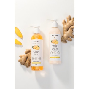 Balsam de par anti cadere T-LAB Organics, cu extract de ghimbir, 250 ml
