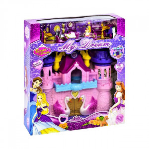 Castel de jucarie cu mobilier, sunete si lumini, My Dream Beauty