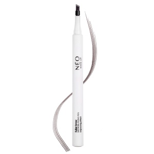 Creion pentru sprancene Nunata Dark Brow Intense Serum Fuller Brow Microblading Pen  Neo Make Up, 1.1 ml