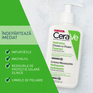 Crema de curatare spumanta si hidratanta, CeraVe - Img 4