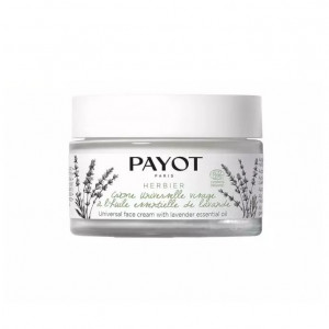 Crema de față universală organică cu ulei esențial de lavandă Payot Herbier Organic Universal Cream, 50 Ml