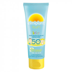 Crema de protectie solara fata si corp SPF 50 Optimum Sun Baby Elmiplant