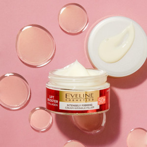 Crema de umplere pentru fermitate Lift Booster Colagen de la Eveline Cosmetics, + 50, 50 ml