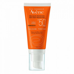 Crema nuantatoare SPF 50+ Avene Pierre Fabre rezistenta la apa