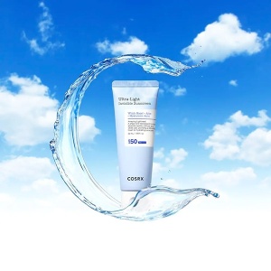 Crema pentru protectie solara cu SPF 50 PA++++ Ultra-Light Invisible Sunscreen Cosrx, 50 ml