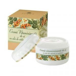 Crema vitaminizanta de zi cu ulei de catina si masline Cosmetic Plant - Img 2