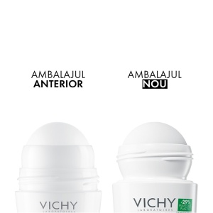Deodorant roll-on antiperspirant anti-urme 48h Vichy, 50 ml