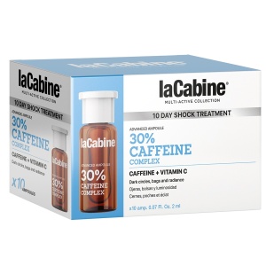 Fiole pentru conturul ochilor cu Cafeină și Vitamina C Advanced 30% Caffeine Complex, La Cabine, 10 x 2 m