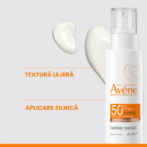 Fluid anti-pigmentare cu protectie solara SPF 50+, 40 ml, Avene