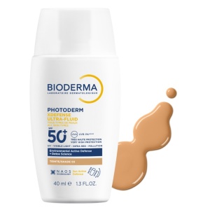 Fluid colorat de fata Ultra SPF50+ Bioderma Photoderm Xdefense, Fototip 3, 40 ml