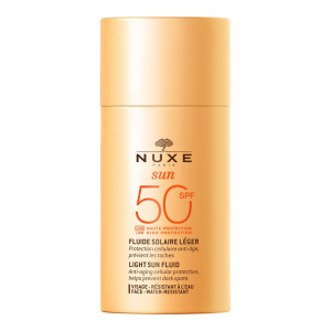 Fluid cu protectie solara SPF50 pentru toate tipurile de ten Nuxe Sun, 50 ml