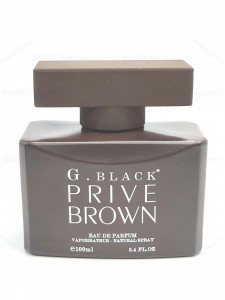 G. Black Prive Brown Paris Corner, Apa de Parfum, Barbati, 100 ml